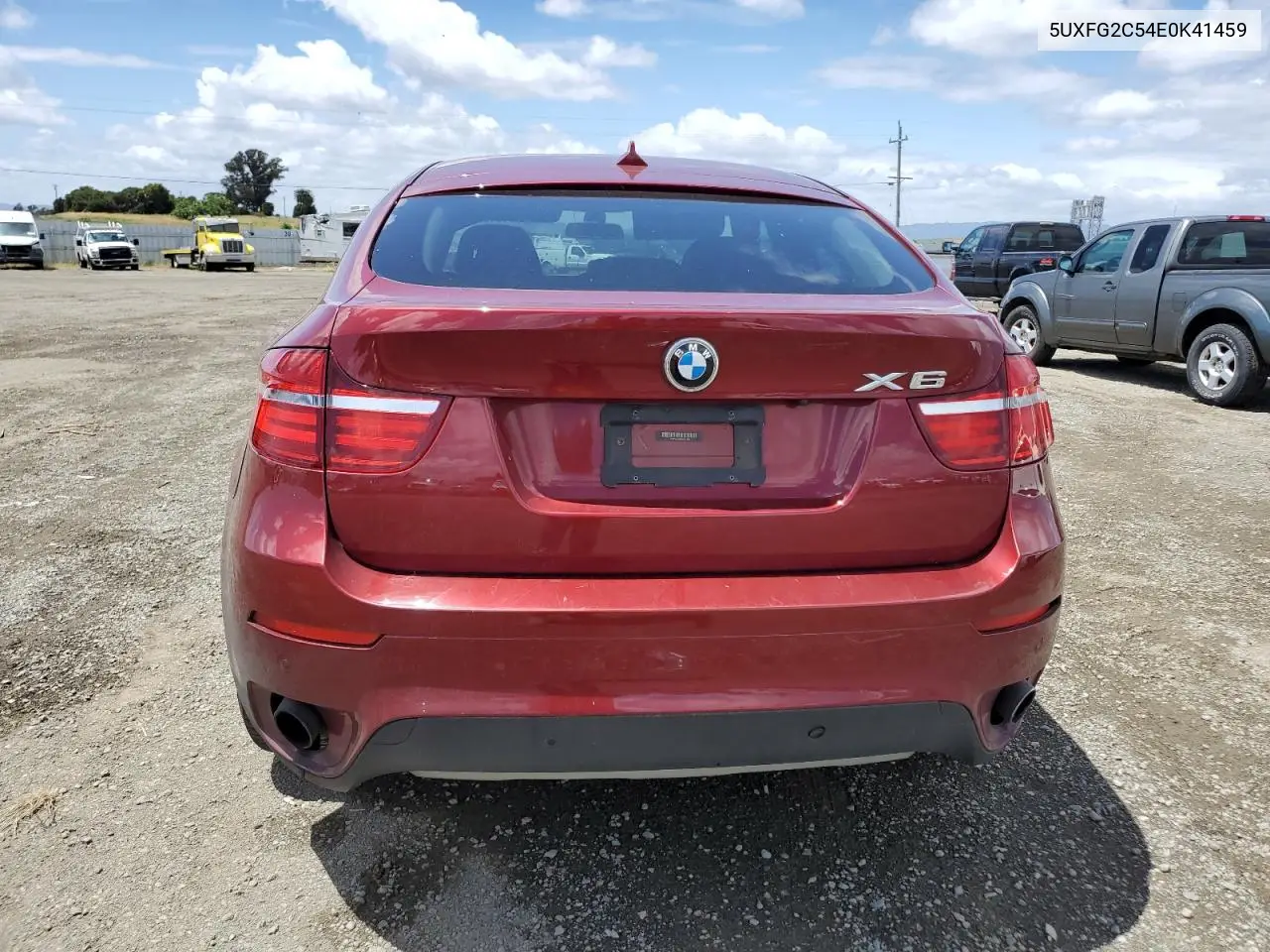 2014 BMW X6 xDrive35I VIN: 5UXFG2C54E0K41459 Lot: 56490295