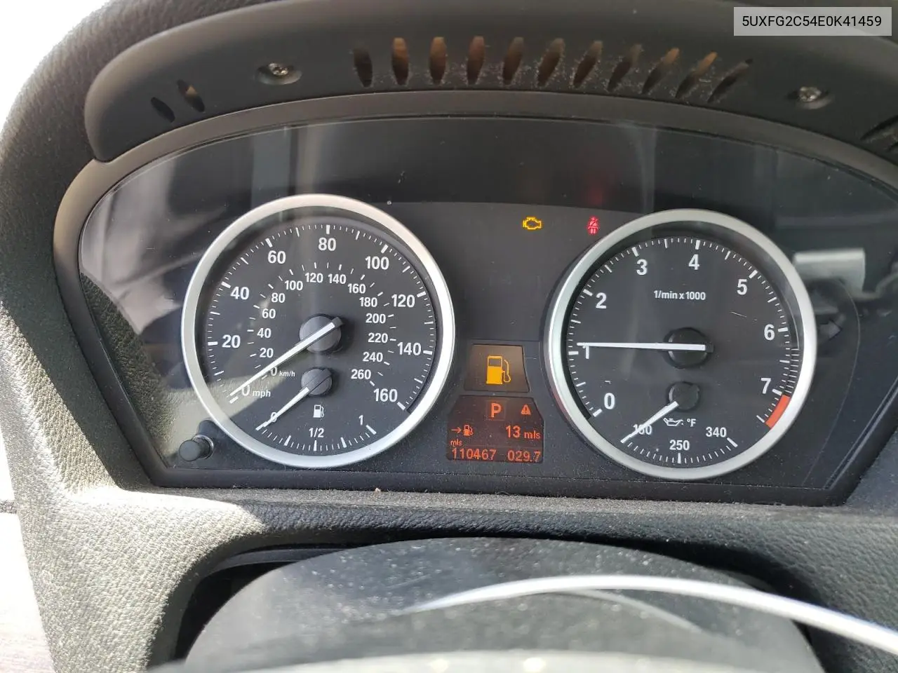 2014 BMW X6 xDrive35I VIN: 5UXFG2C54E0K41459 Lot: 56490295