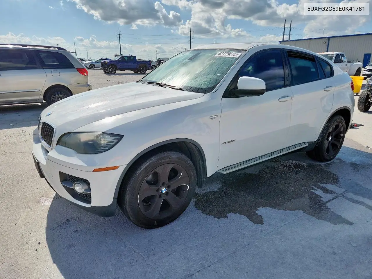 2014 BMW X6 xDrive35I VIN: 5UXFG2C59E0K41781 Lot: 62729615