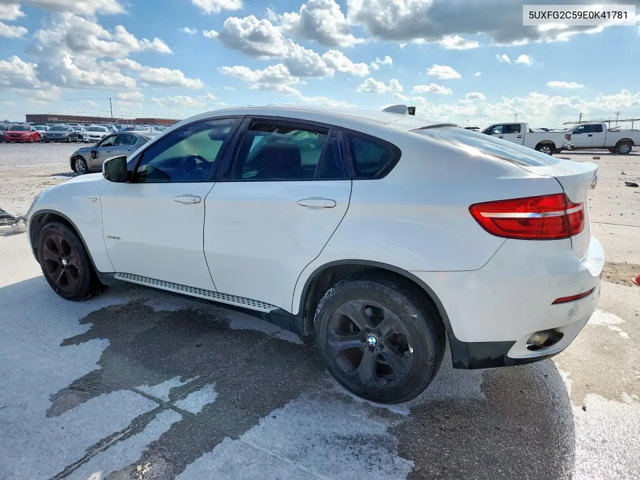 2014 BMW X6 xDrive35I VIN: 5UXFG2C59E0K41781 Lot: 62729615
