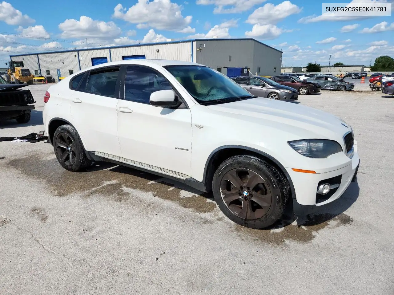 2014 BMW X6 xDrive35I VIN: 5UXFG2C59E0K41781 Lot: 62729615
