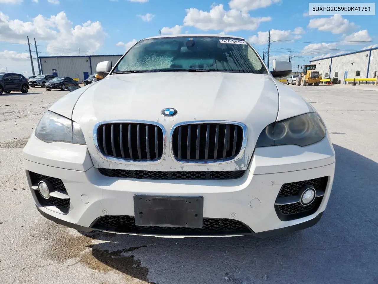 2014 BMW X6 xDrive35I VIN: 5UXFG2C59E0K41781 Lot: 62729615