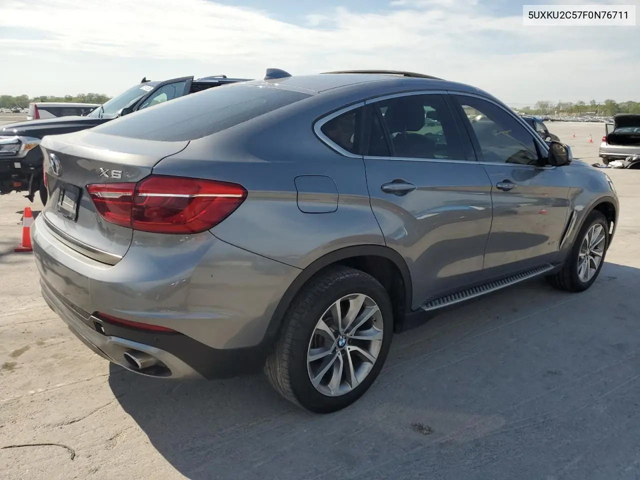 2015 BMW X6 xDrive35I VIN: 5UXKU2C57F0N76711 Lot: 53861165