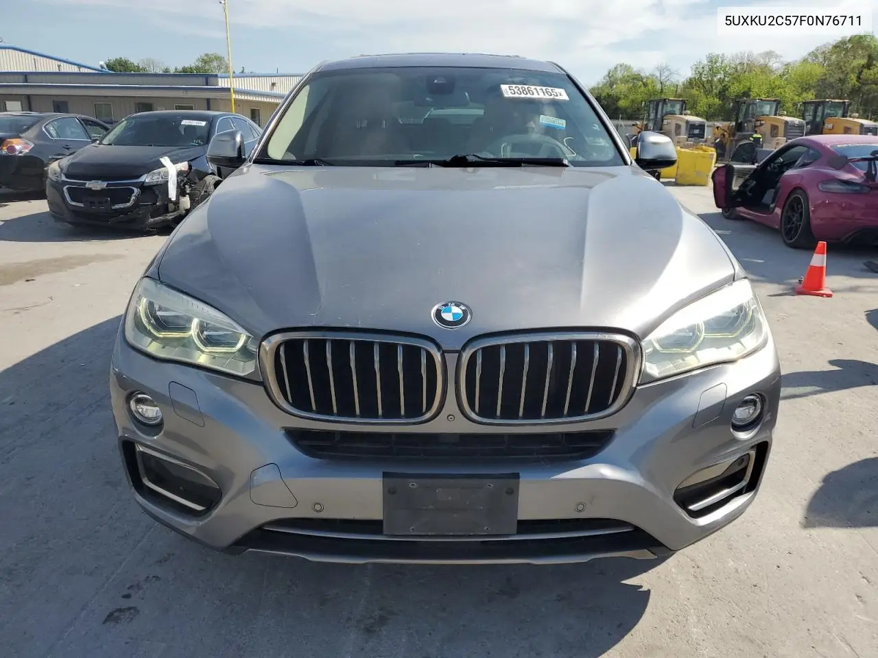 2015 BMW X6 xDrive35I VIN: 5UXKU2C57F0N76711 Lot: 53861165