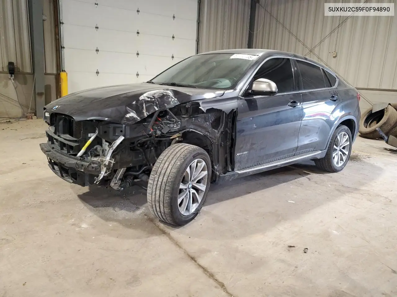 2015 BMW X6 xDrive35I VIN: 5UXKU2C59F0F94890 Lot: 55460735