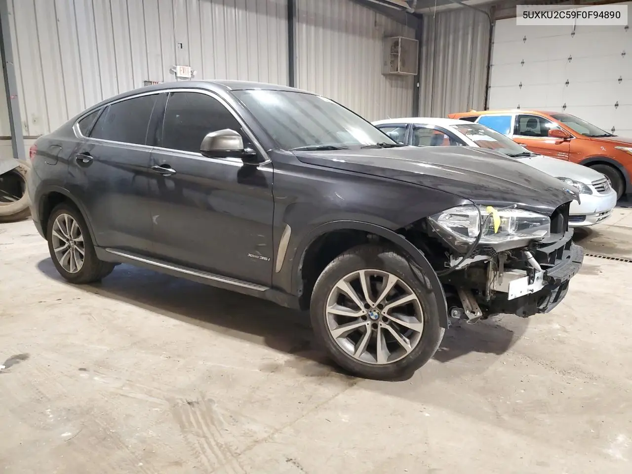 2015 BMW X6 xDrive35I VIN: 5UXKU2C59F0F94890 Lot: 55460735