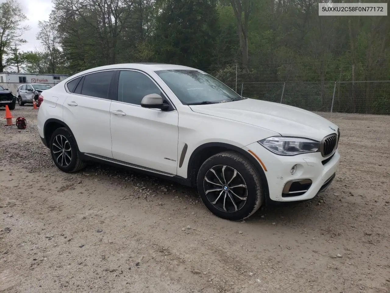 2015 BMW X6 xDrive35I VIN: 5UXKU2C58F0N77172 Lot: 55631415