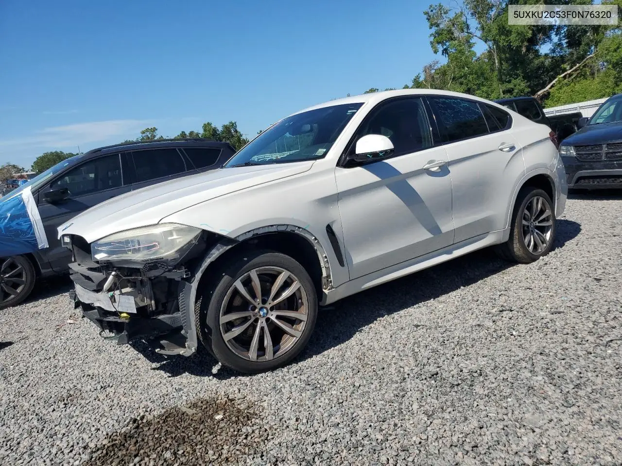 2015 BMW X6 xDrive35I VIN: 5UXKU2C53F0N76320 Lot: 60108925