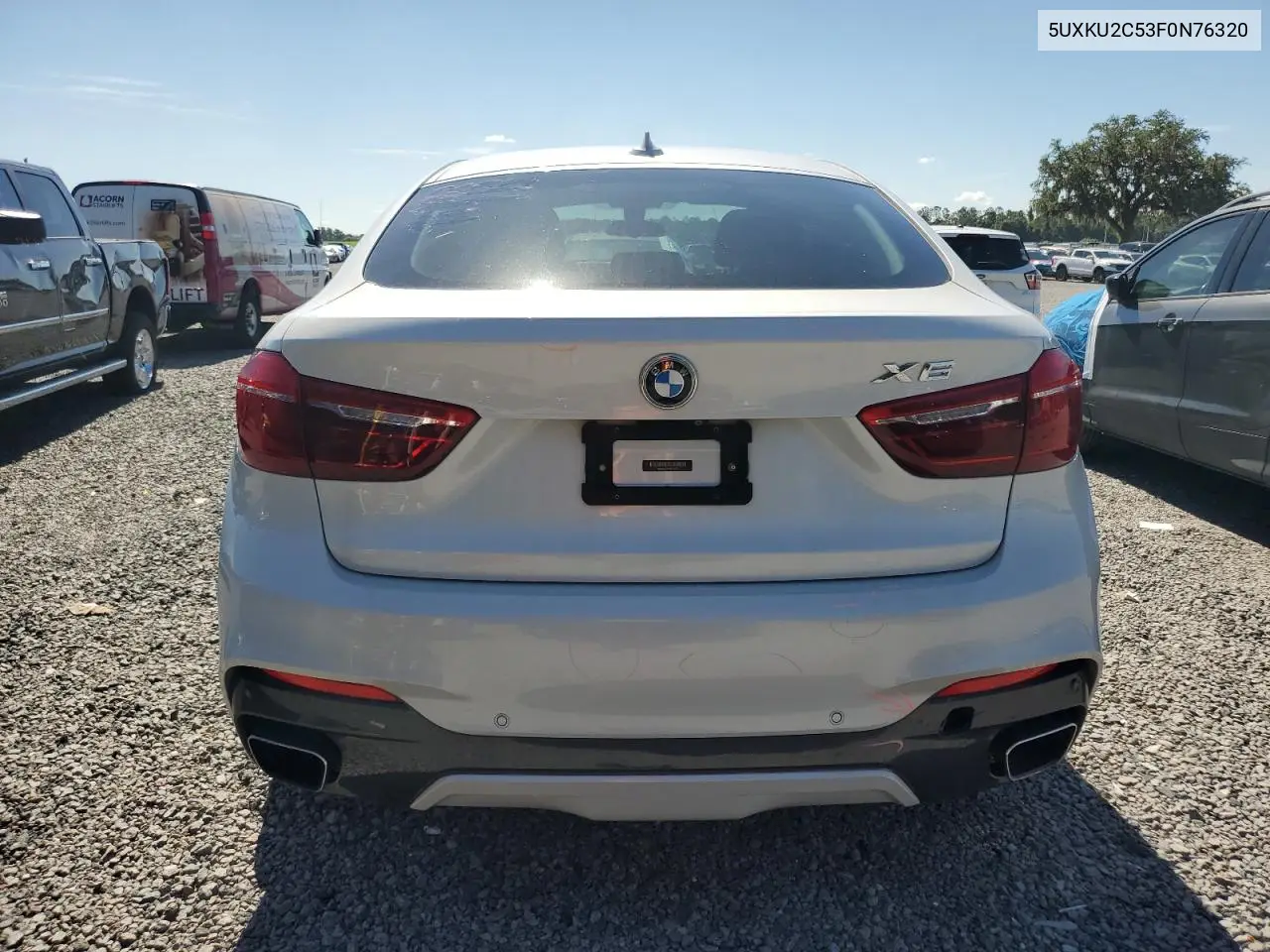 2015 BMW X6 xDrive35I VIN: 5UXKU2C53F0N76320 Lot: 60108925