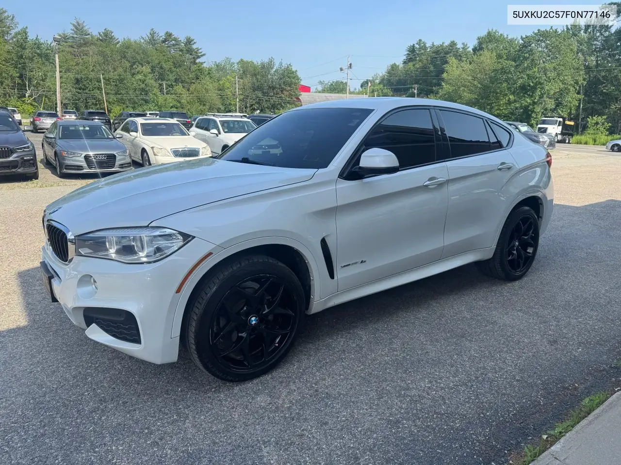 2015 BMW X6 xDrive35I VIN: 5UXKU2C57F0N77146 Lot: 62417235