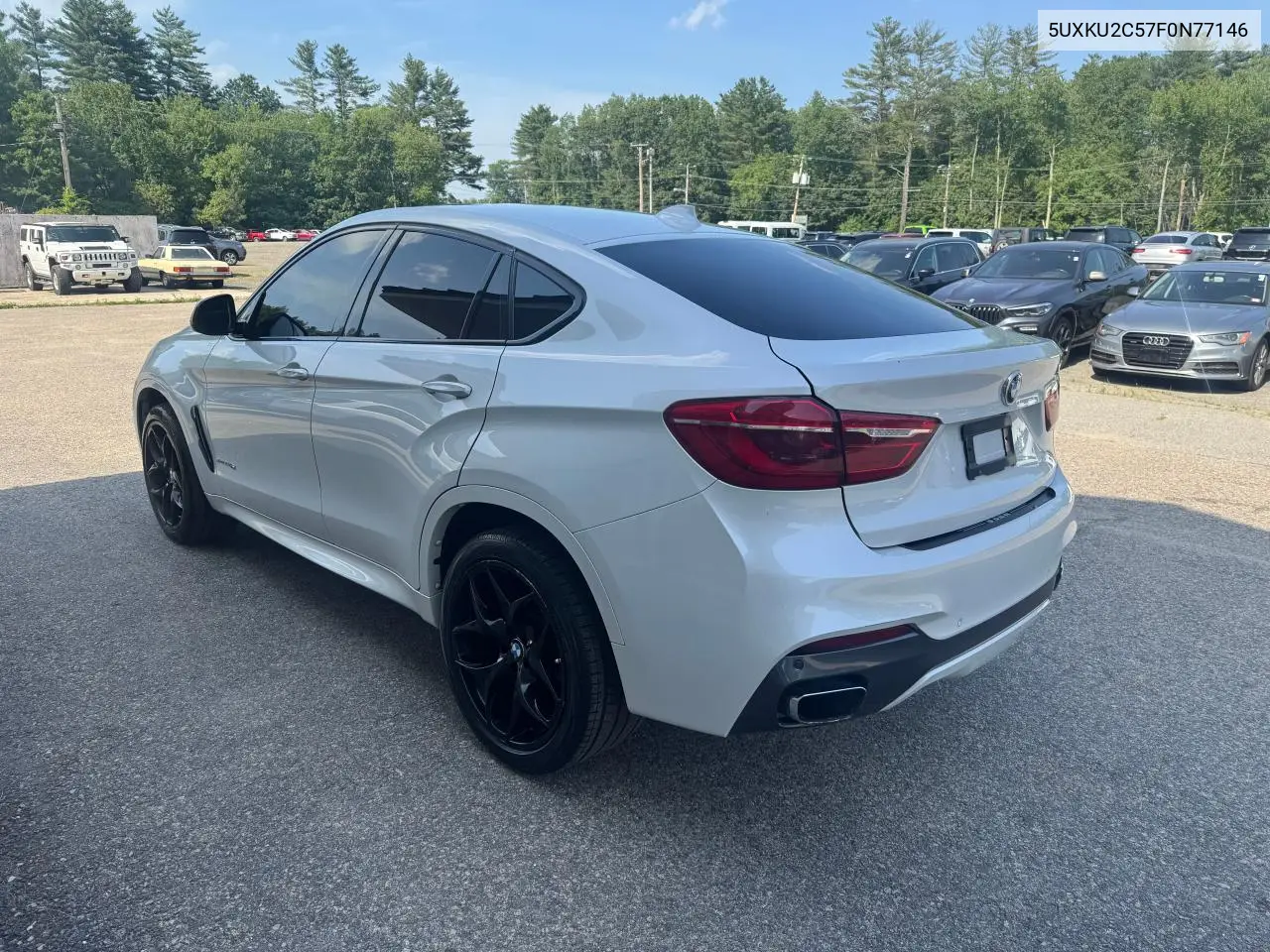 2015 BMW X6 xDrive35I VIN: 5UXKU2C57F0N77146 Lot: 62417235