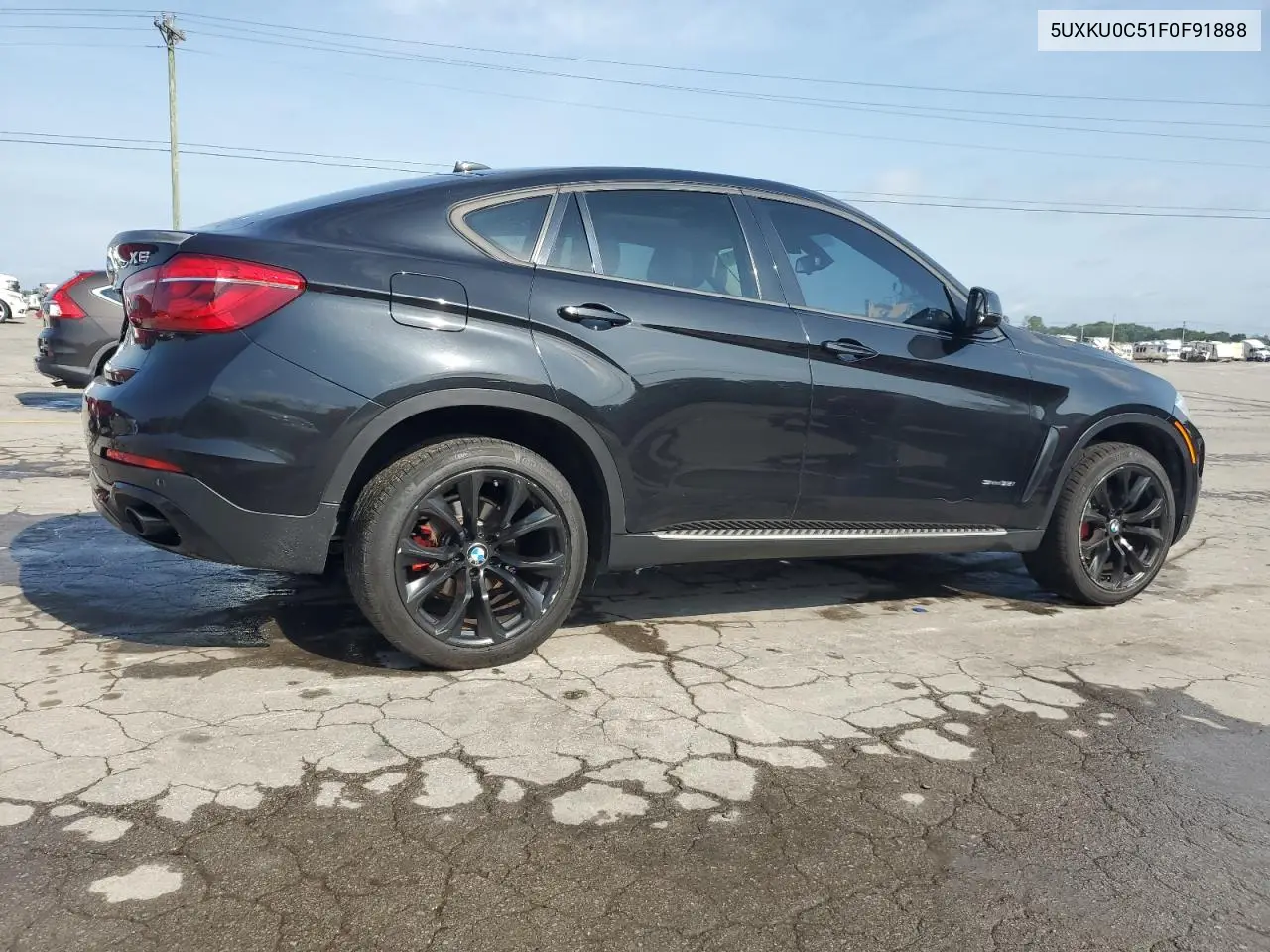 2015 BMW X6 Sdrive35I VIN: 5UXKU0C51F0F91888 Lot: 63059375