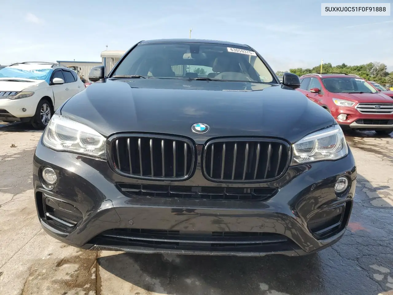 2015 BMW X6 Sdrive35I VIN: 5UXKU0C51F0F91888 Lot: 63059375