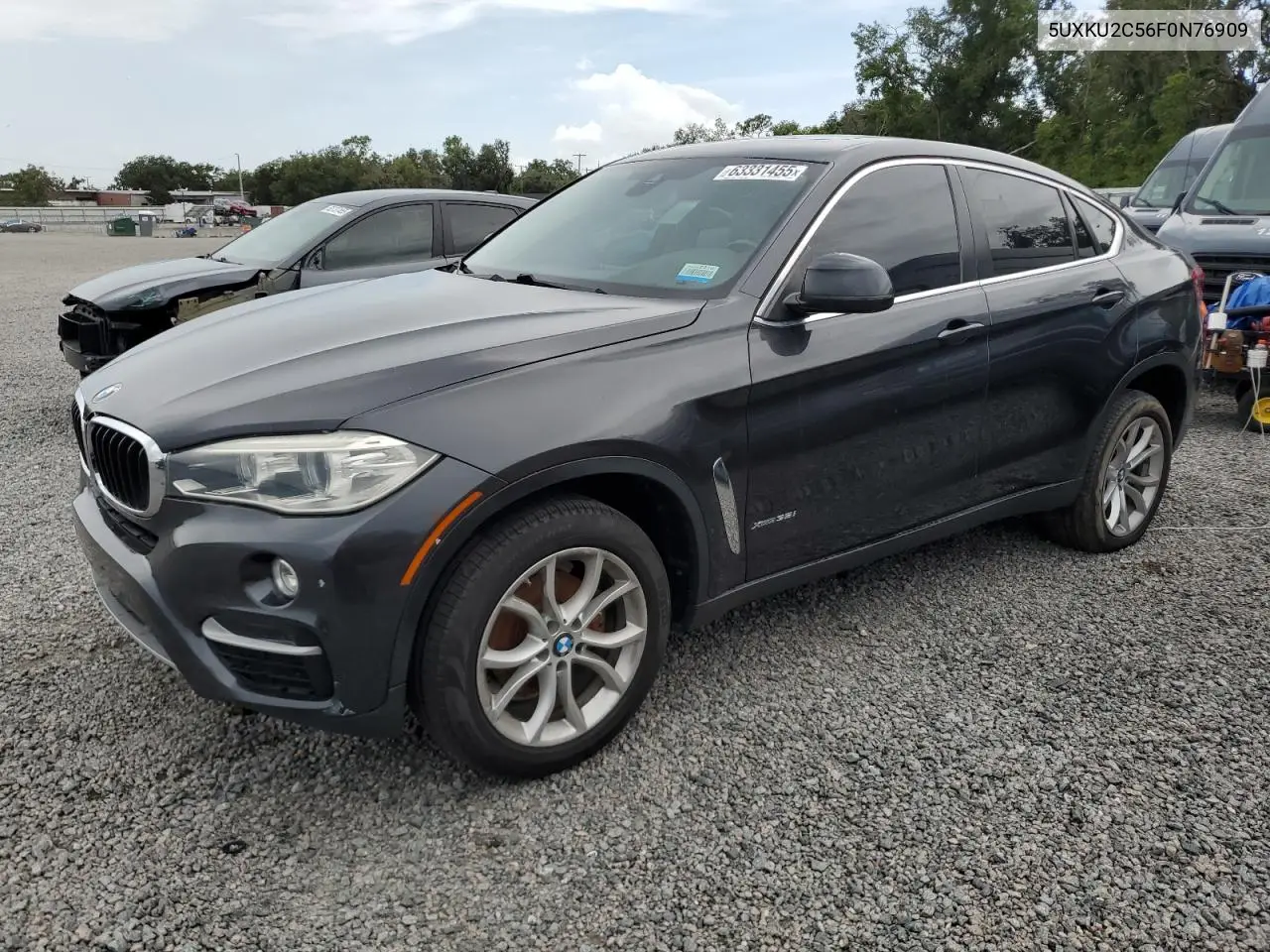 2015 BMW X6 xDrive35I VIN: 5UXKU2C56F0N76909 Lot: 63331455