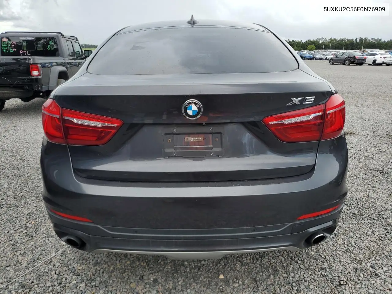 2015 BMW X6 xDrive35I VIN: 5UXKU2C56F0N76909 Lot: 63331455