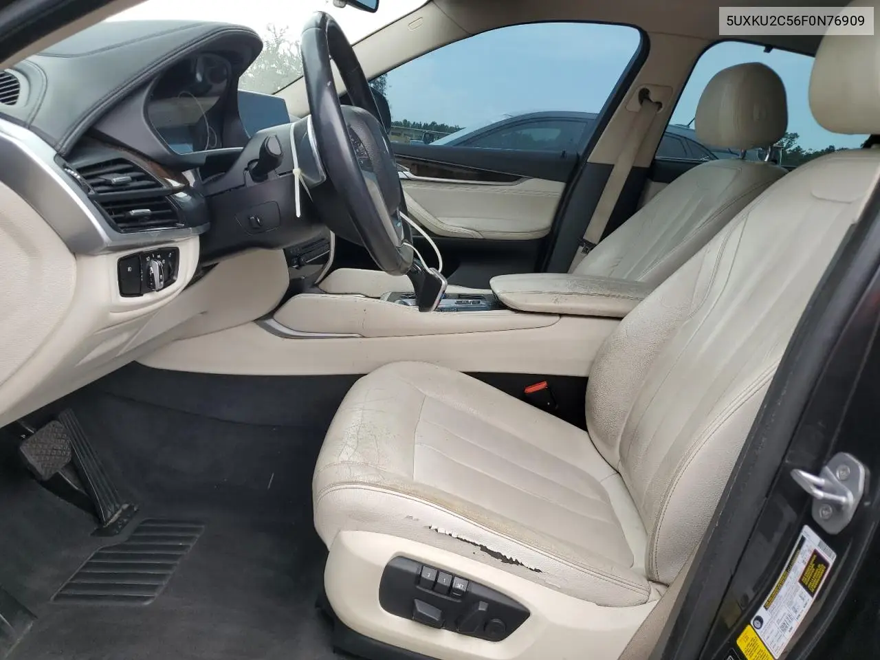 2015 BMW X6 xDrive35I VIN: 5UXKU2C56F0N76909 Lot: 63331455