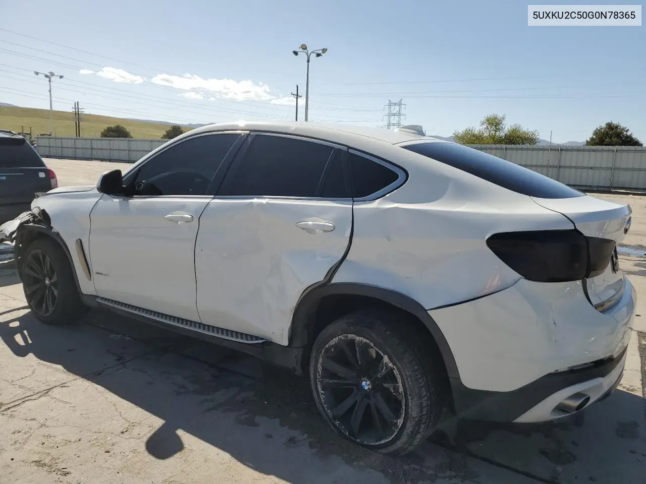 2016 BMW X6 xDrive35I VIN: 5UXKU2C50G0N78365 Lot: 52334365