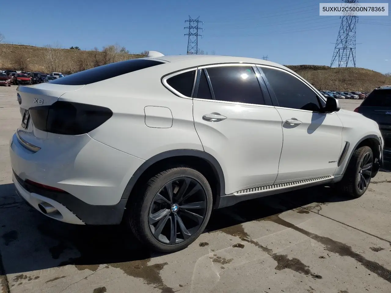 2016 BMW X6 xDrive35I VIN: 5UXKU2C50G0N78365 Lot: 52334365