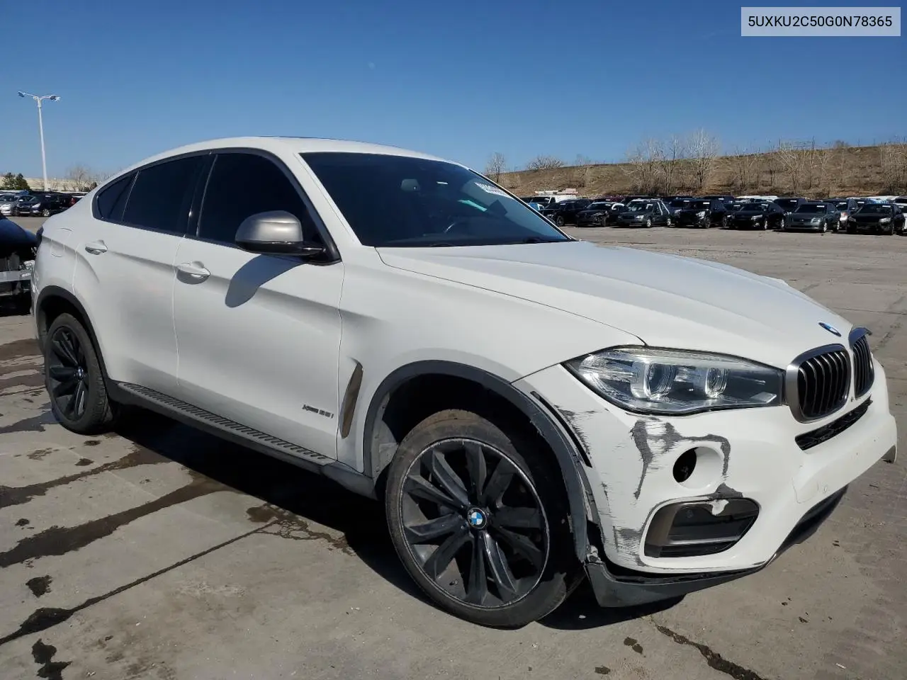 2016 BMW X6 xDrive35I VIN: 5UXKU2C50G0N78365 Lot: 52334365