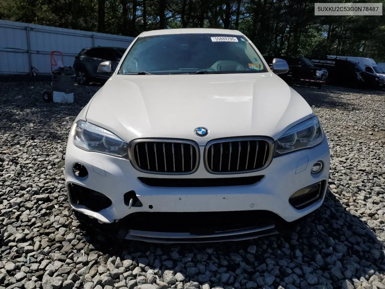 2016 BMW X6 xDrive35I VIN: 5UXKU2C53G0N78487 Lot: 55889705