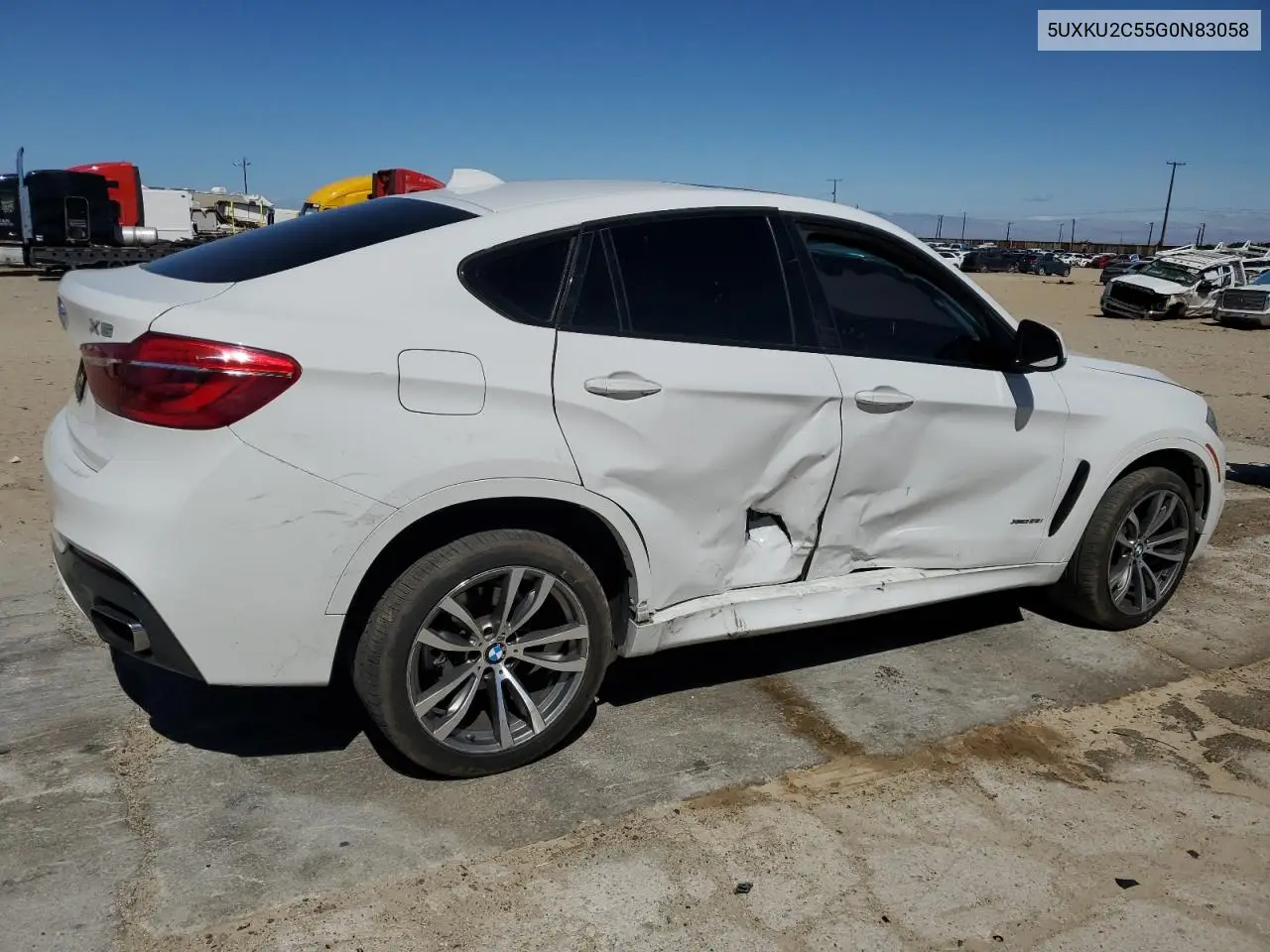 2016 BMW X6 xDrive35I VIN: 5UXKU2C55G0N83058 Lot: 56870485