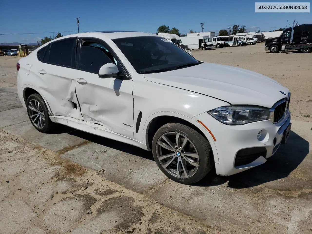 2016 BMW X6 xDrive35I VIN: 5UXKU2C55G0N83058 Lot: 56870485