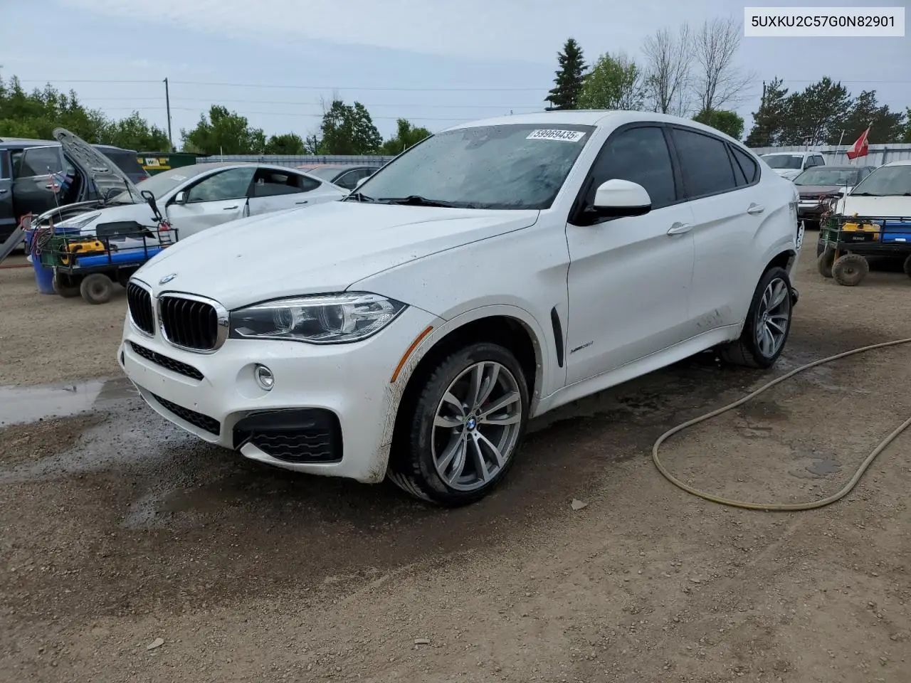 2016 BMW X6 xDrive35I VIN: 5UXKU2C57G0N82901 Lot: 59969435