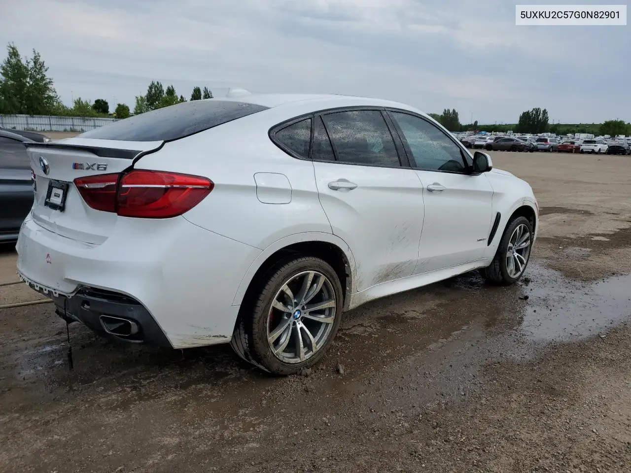 2016 BMW X6 xDrive35I VIN: 5UXKU2C57G0N82901 Lot: 59969435