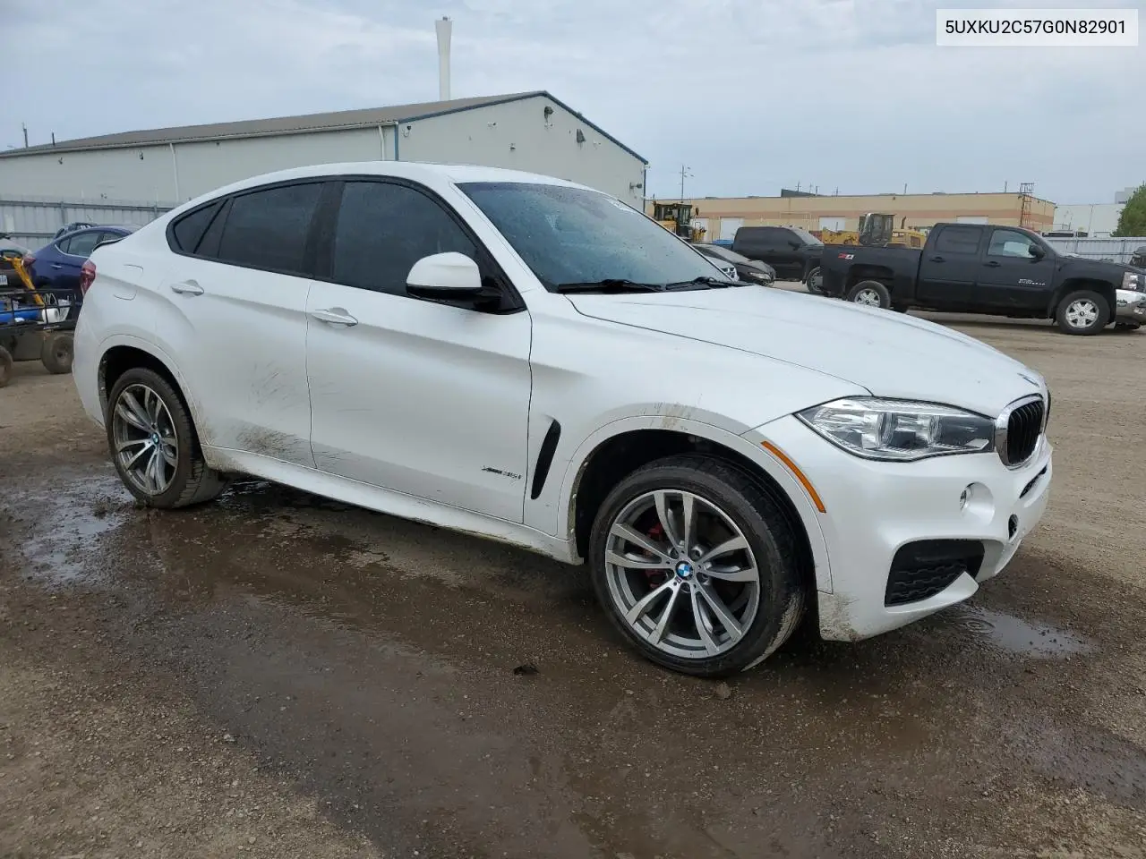 2016 BMW X6 xDrive35I VIN: 5UXKU2C57G0N82901 Lot: 59969435