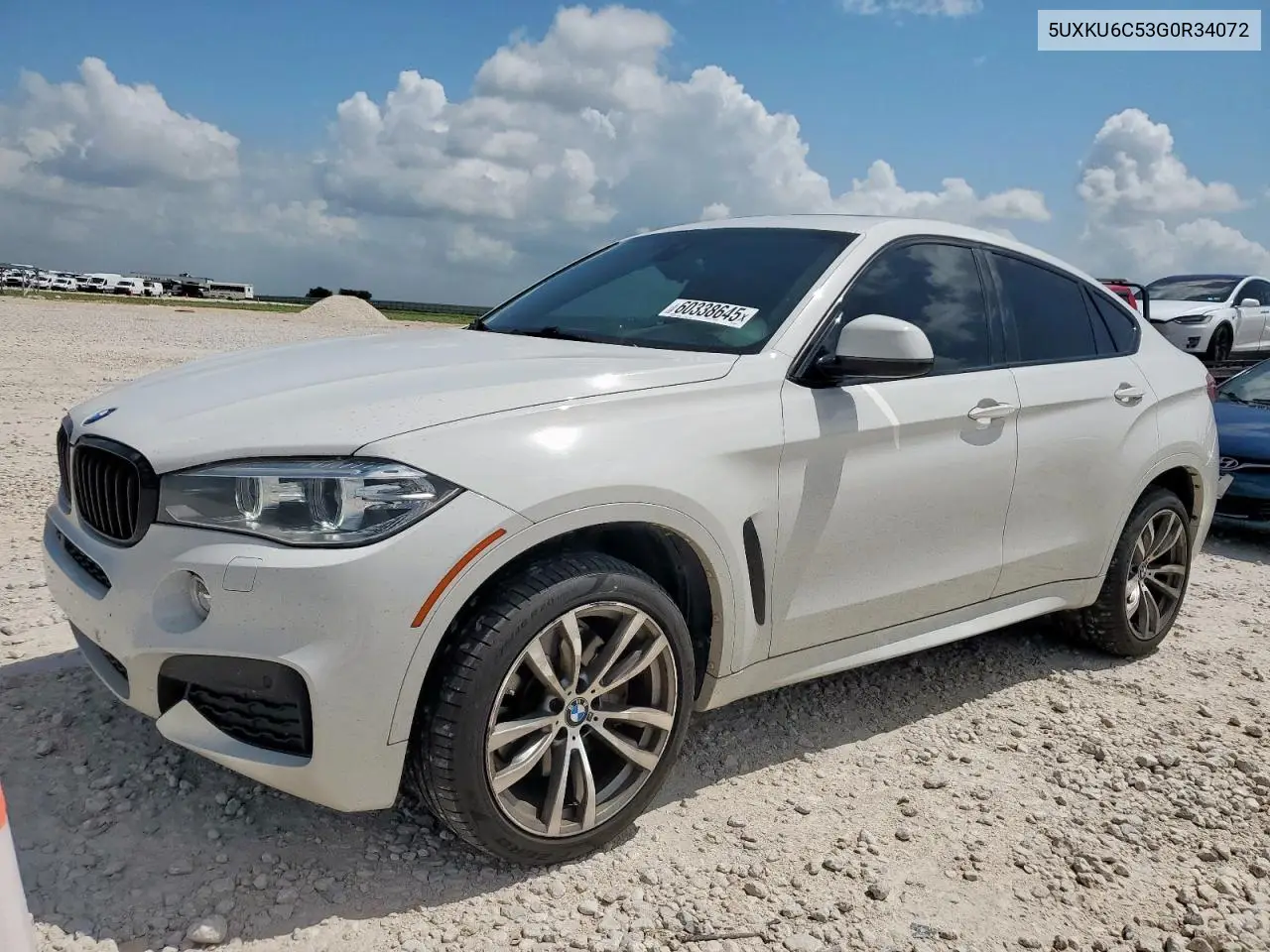 2016 BMW X6 xDrive50I VIN: 5UXKU6C53G0R34072 Lot: 60338645