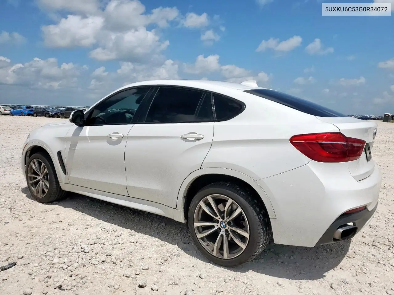 2016 BMW X6 xDrive50I VIN: 5UXKU6C53G0R34072 Lot: 60338645