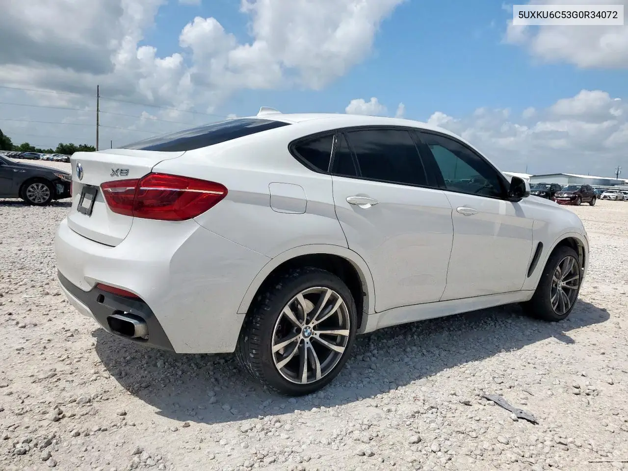 2016 BMW X6 xDrive50I VIN: 5UXKU6C53G0R34072 Lot: 60338645