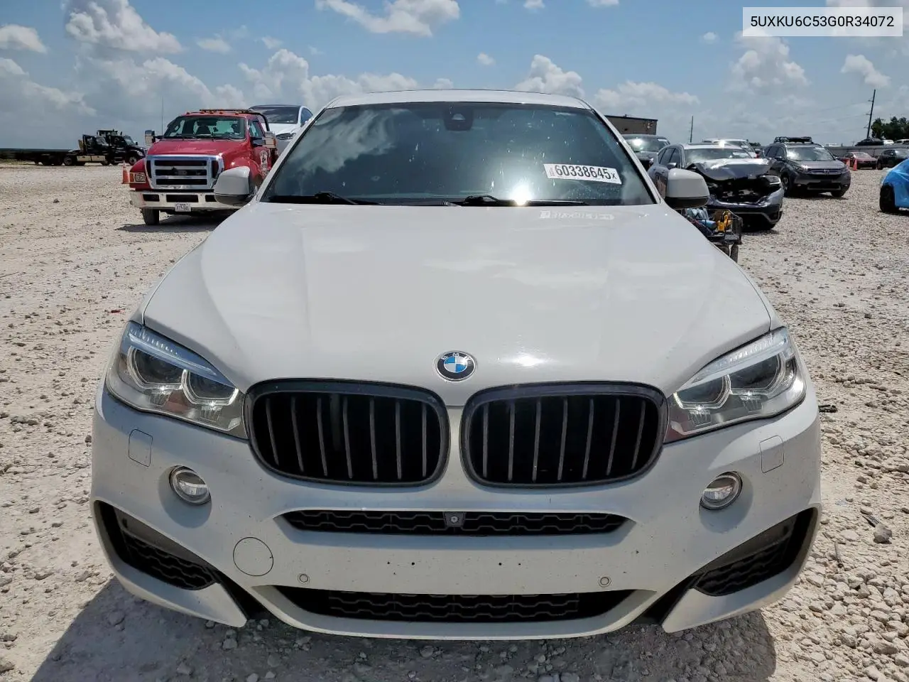 2016 BMW X6 xDrive50I VIN: 5UXKU6C53G0R34072 Lot: 60338645
