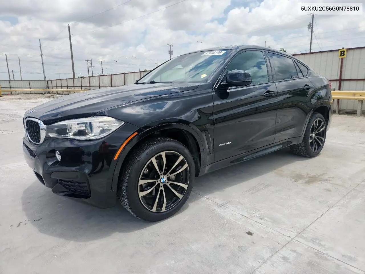 2016 BMW X6 xDrive35I VIN: 5UXKU2C56G0N78810 Lot: 61196145