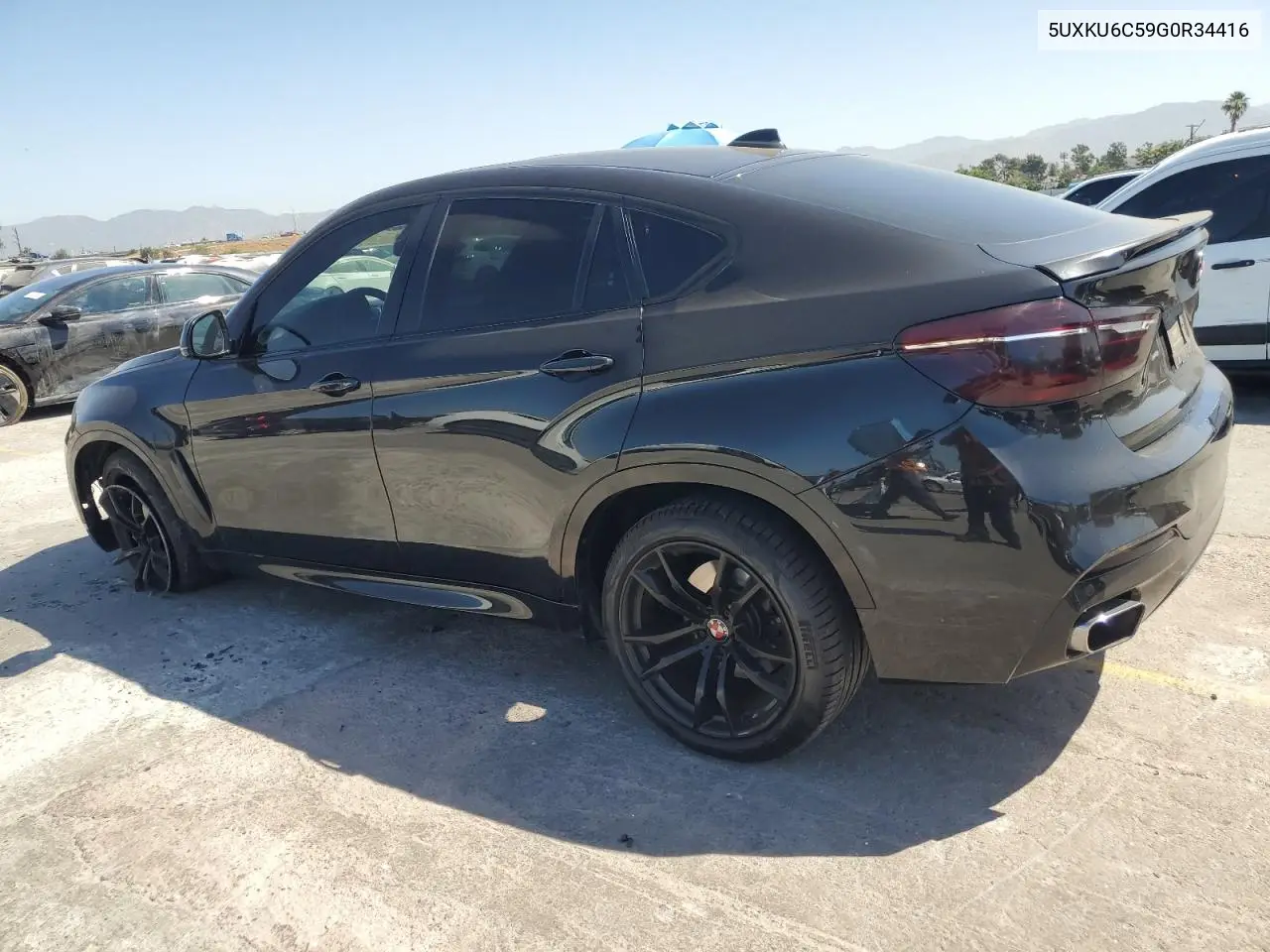 2016 BMW X6 xDrive50I VIN: 5UXKU6C59G0R34416 Lot: 61593945