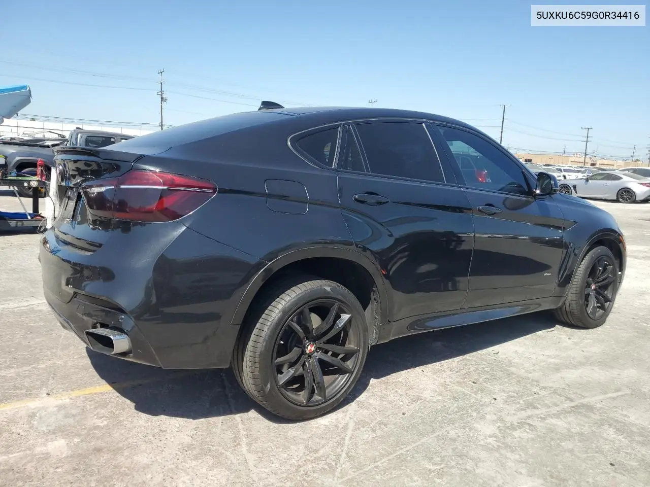 2016 BMW X6 xDrive50I VIN: 5UXKU6C59G0R34416 Lot: 61593945