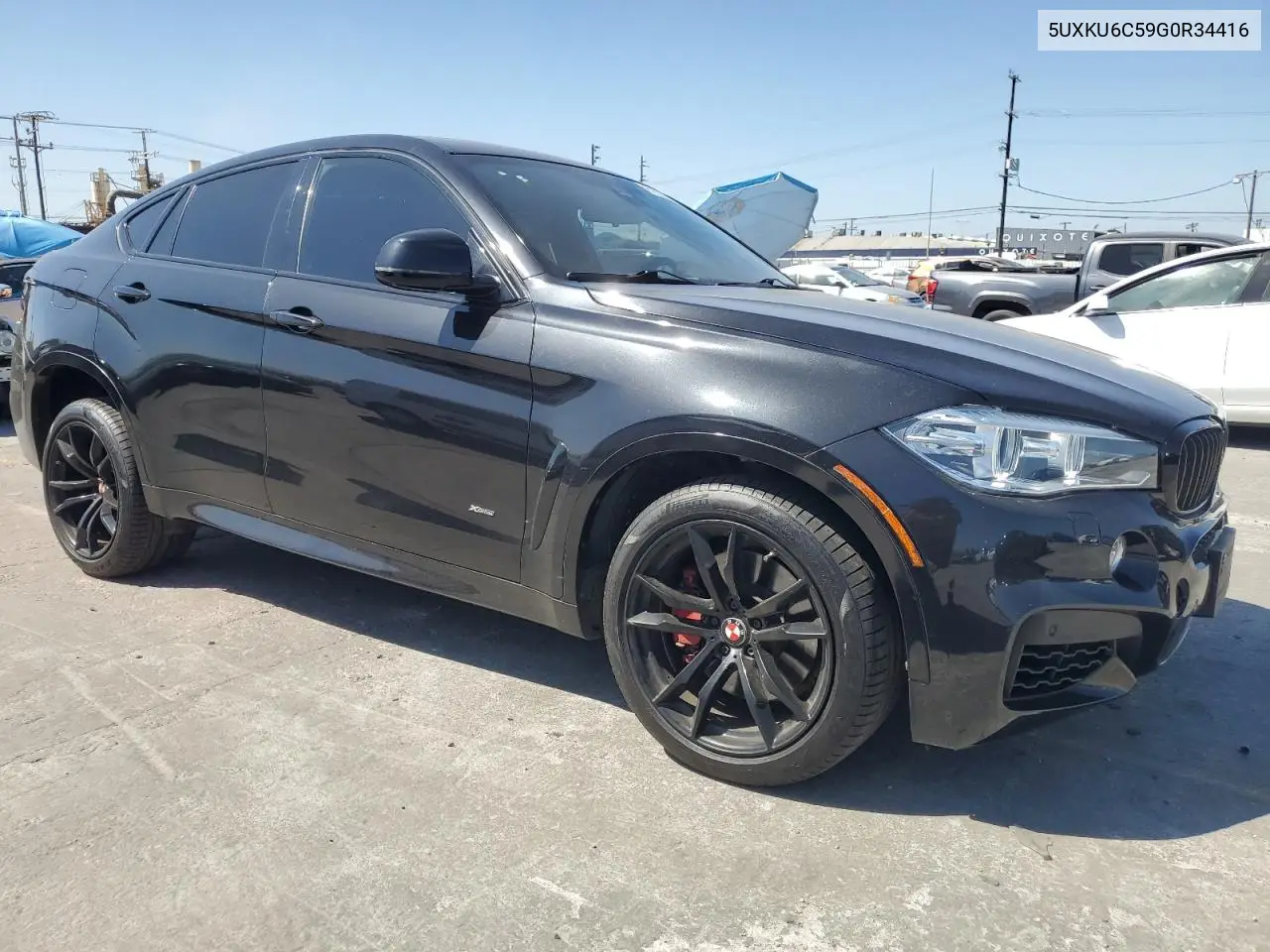 2016 BMW X6 xDrive50I VIN: 5UXKU6C59G0R34416 Lot: 61593945