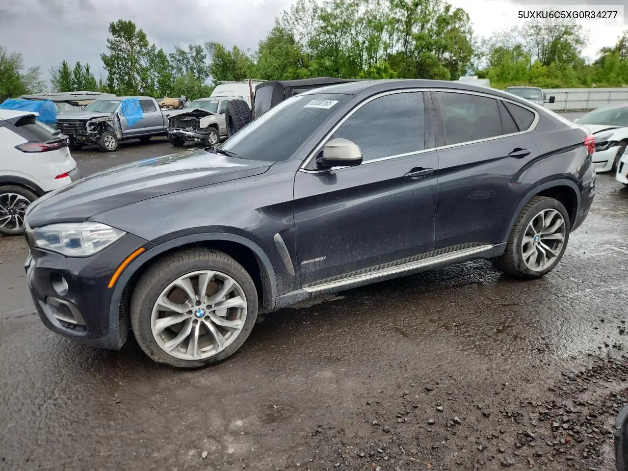 2016 BMW X6 xDrive50I VIN: 5UXKU6C5XG0R34277 Lot: 62030165