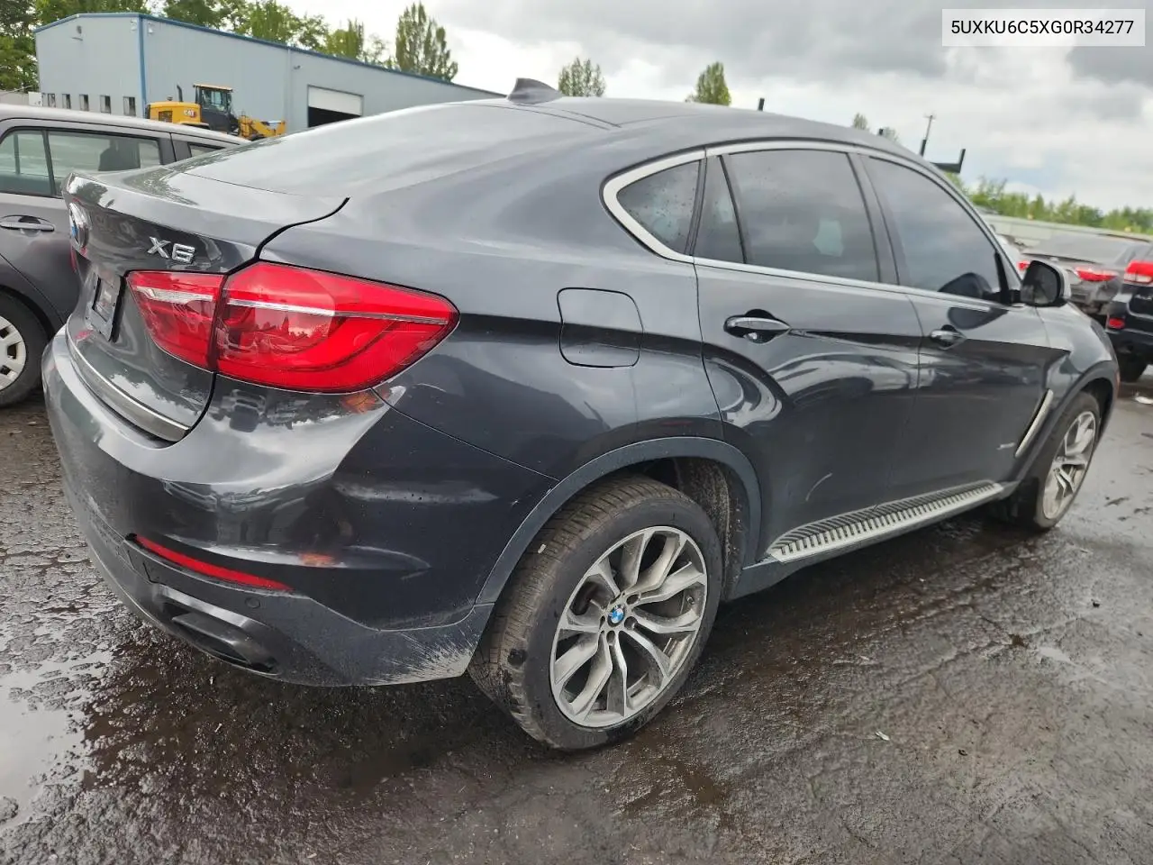 2016 BMW X6 xDrive50I VIN: 5UXKU6C5XG0R34277 Lot: 62030165
