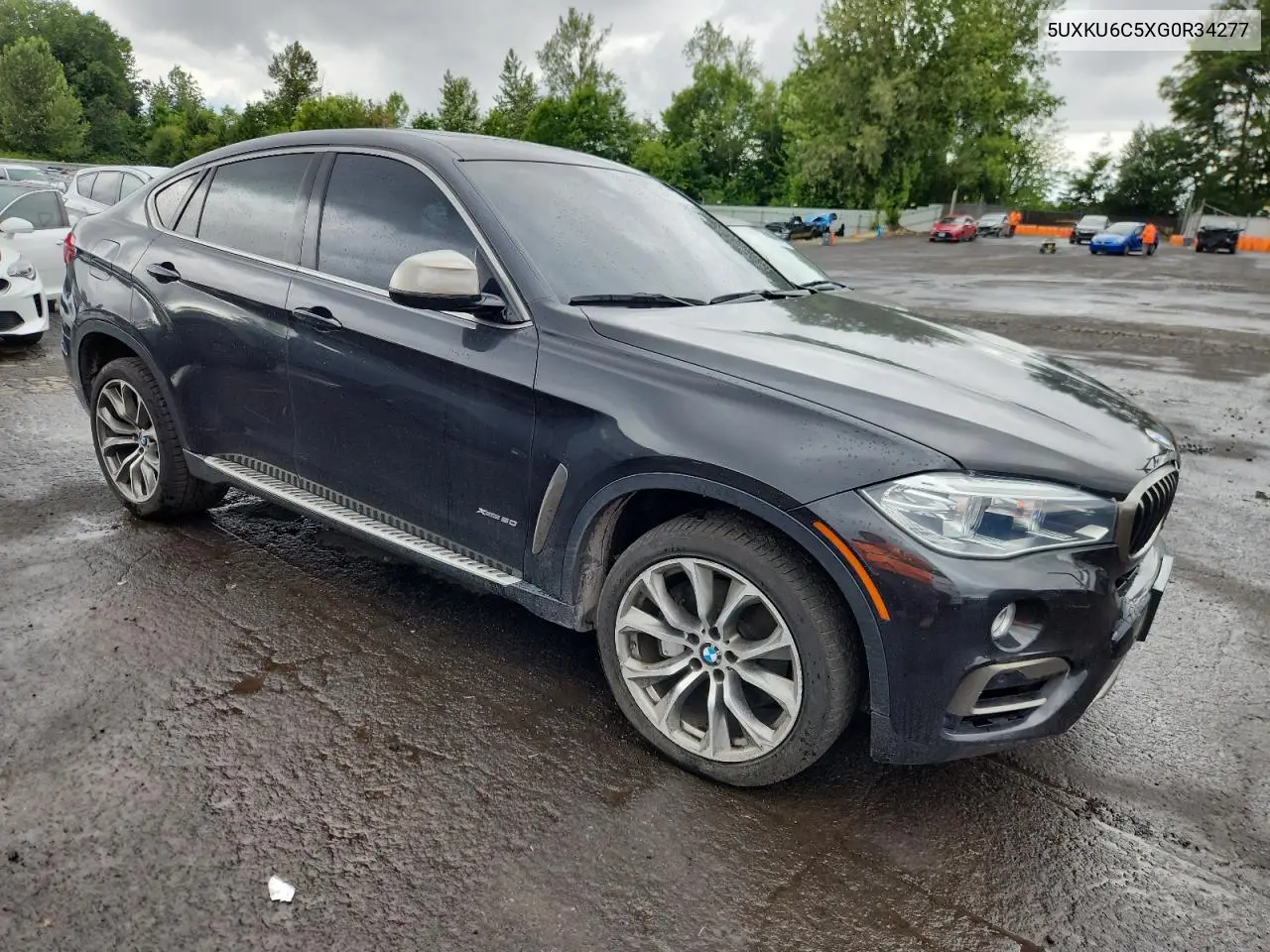 2016 BMW X6 xDrive50I VIN: 5UXKU6C5XG0R34277 Lot: 62030165