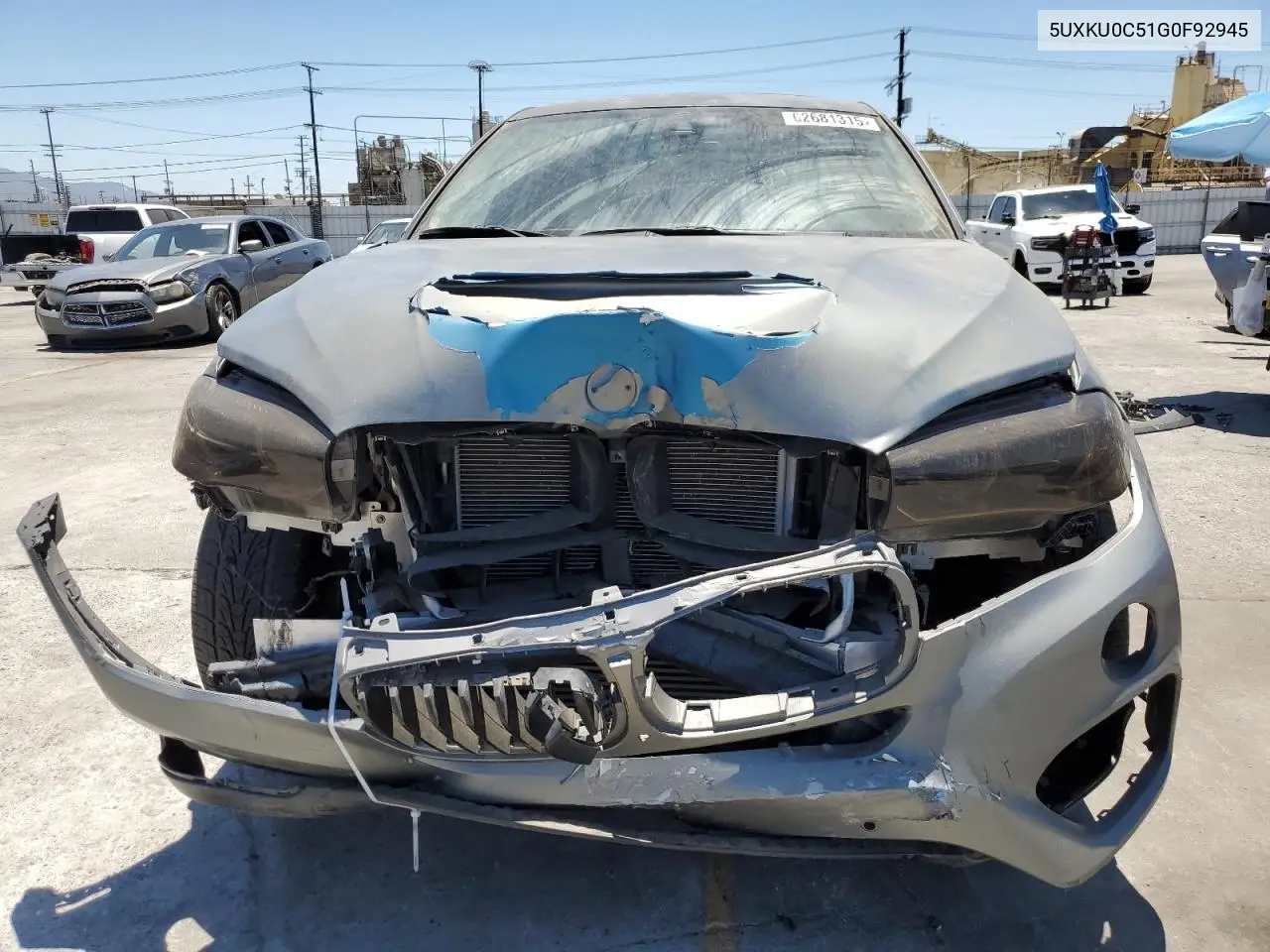 2016 BMW X6 Sdrive35I VIN: 5UXKU0C51G0F92945 Lot: 62681315