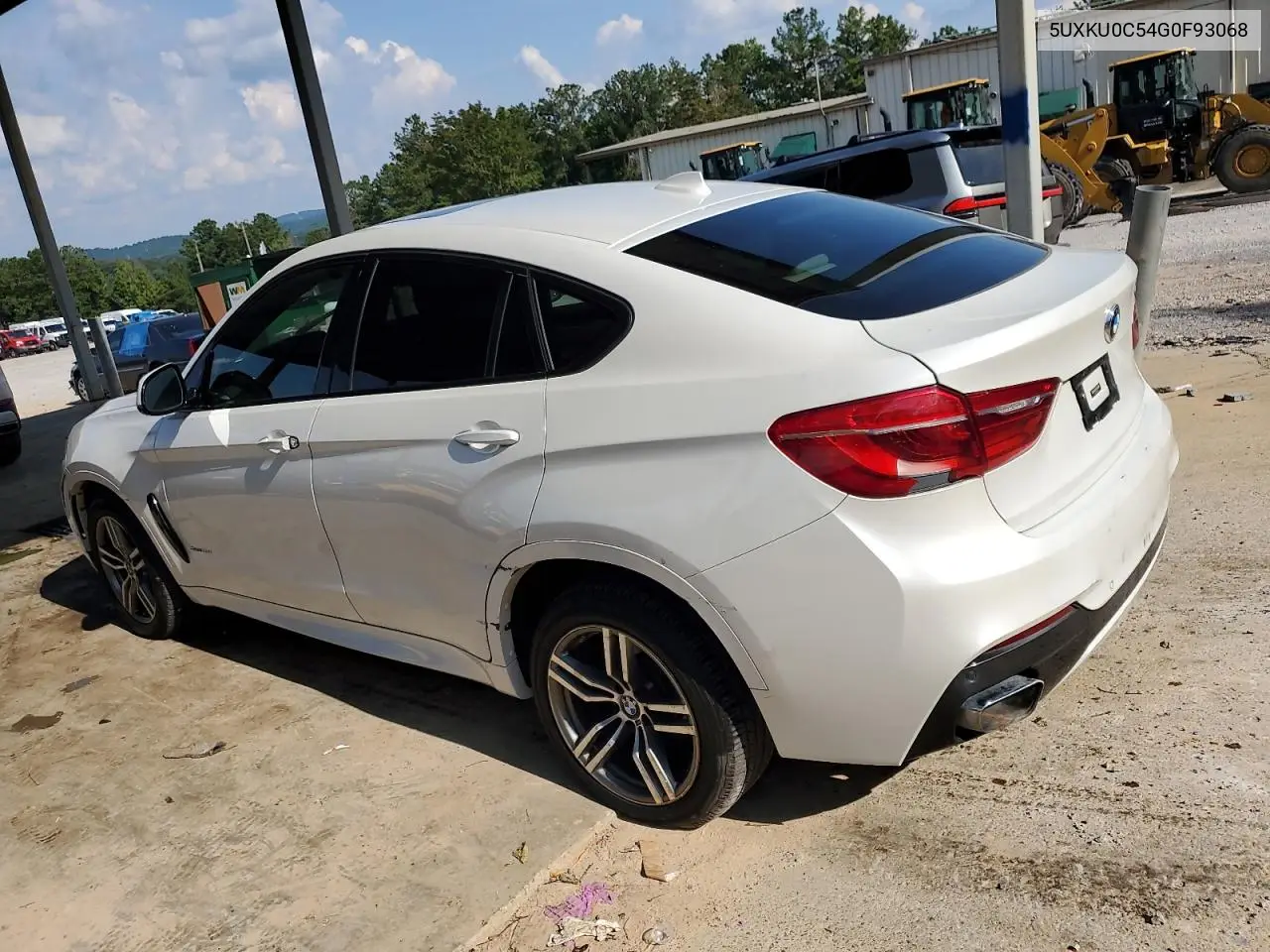 2016 BMW X6 Sdrive35I VIN: 5UXKU0C54G0F93068 Lot: 62855755
