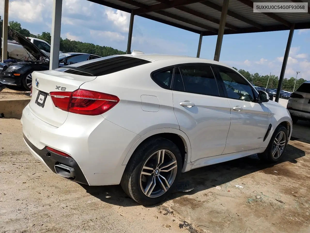2016 BMW X6 Sdrive35I VIN: 5UXKU0C54G0F93068 Lot: 62855755
