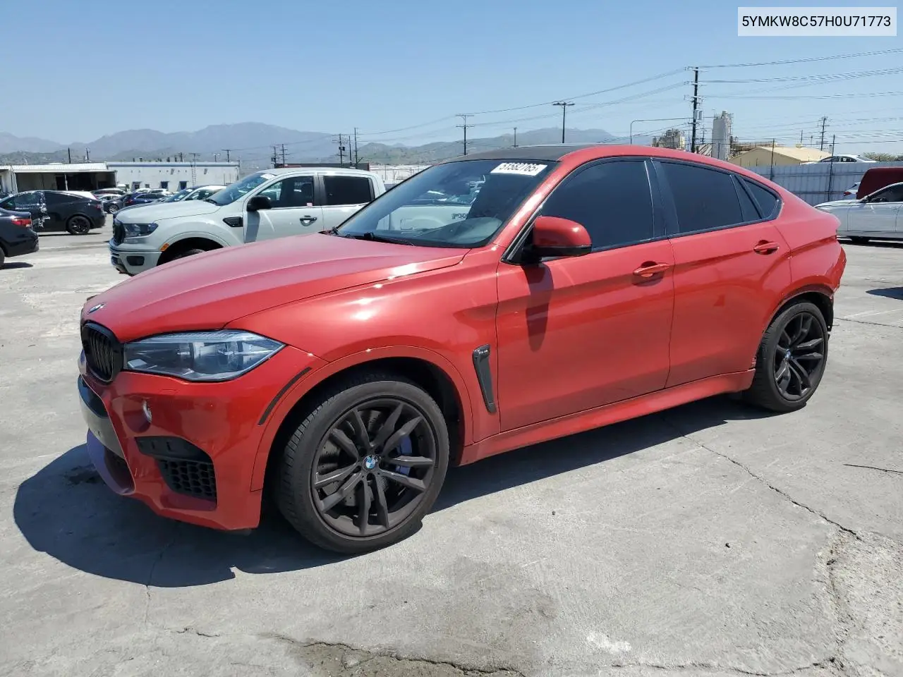 2017 BMW X6 M VIN: 5YMKW8C57H0U71773 Lot: 51582765
