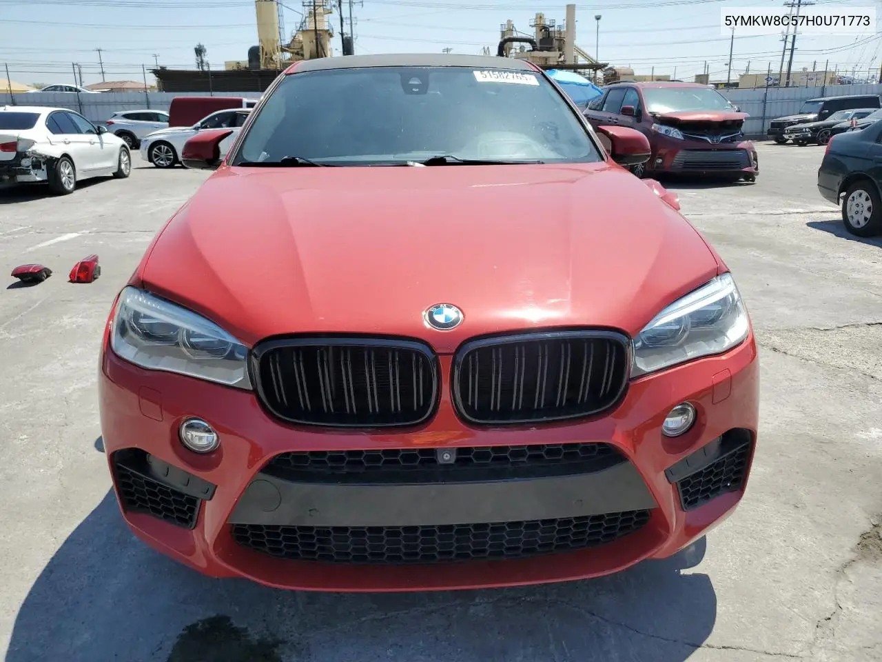 2017 BMW X6 M VIN: 5YMKW8C57H0U71773 Lot: 51582765