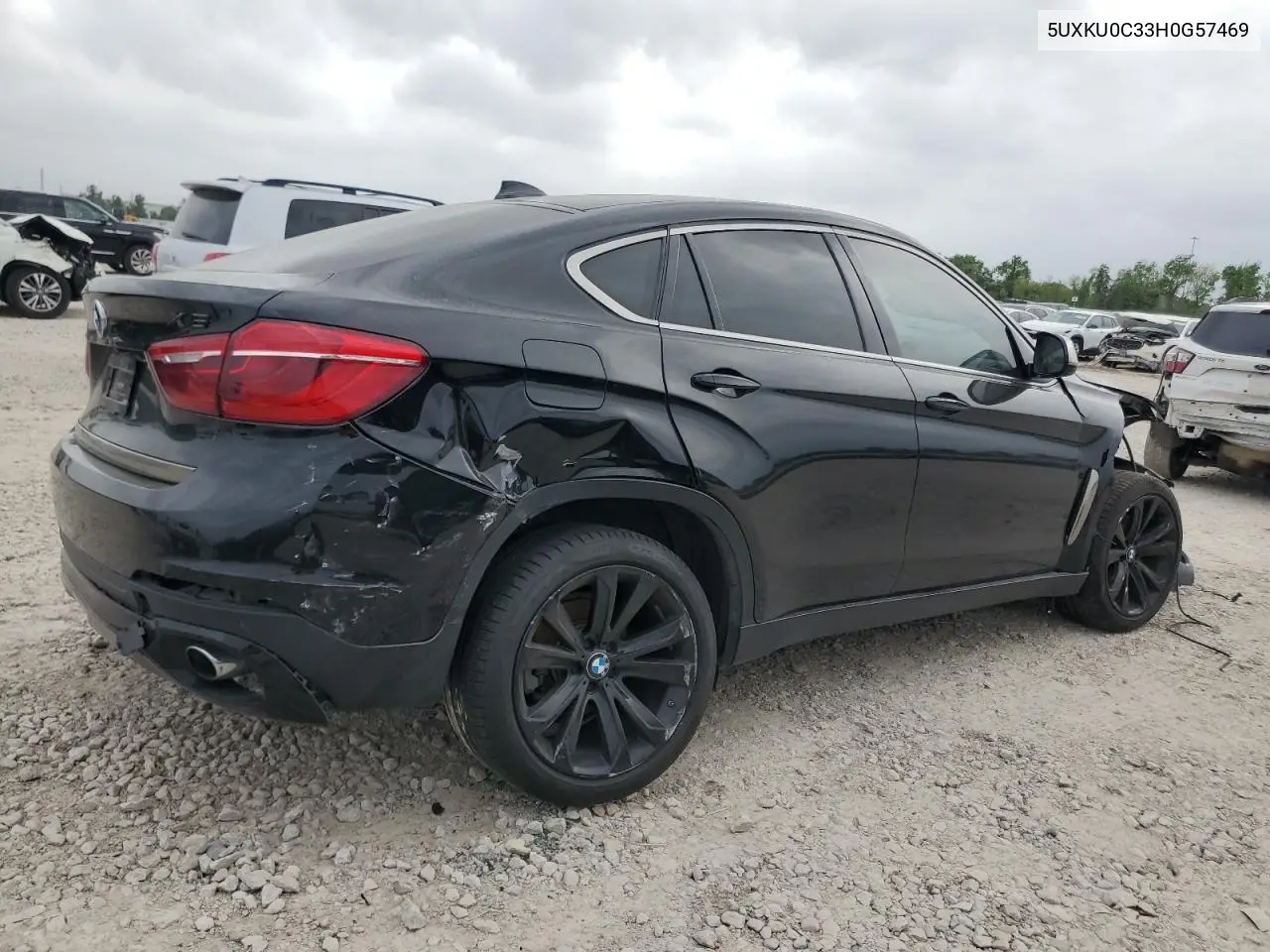 2017 BMW X6 Sdrive35I VIN: 5UXKU0C33H0G57469 Lot: 51586025