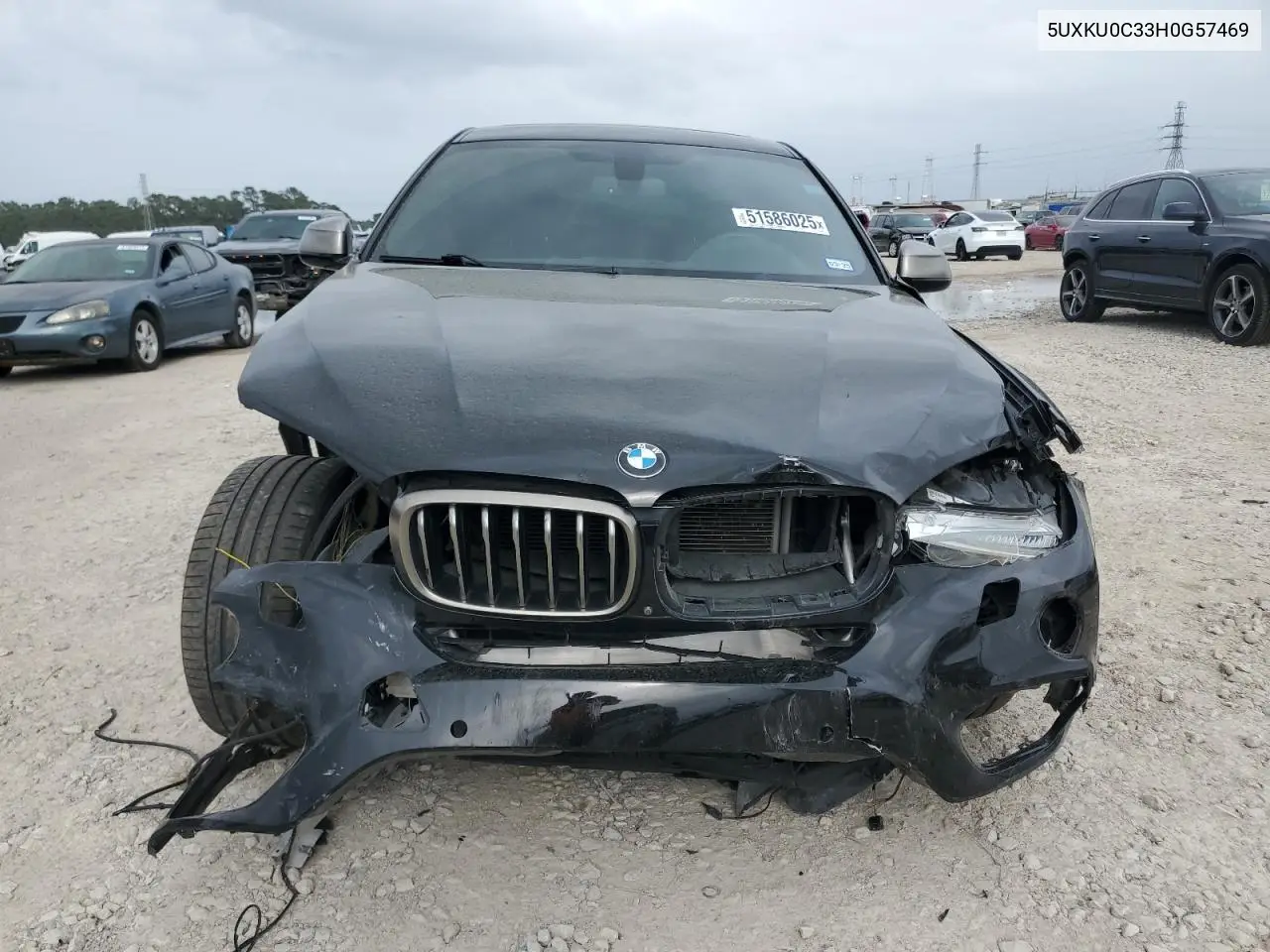 2017 BMW X6 Sdrive35I VIN: 5UXKU0C33H0G57469 Lot: 51586025