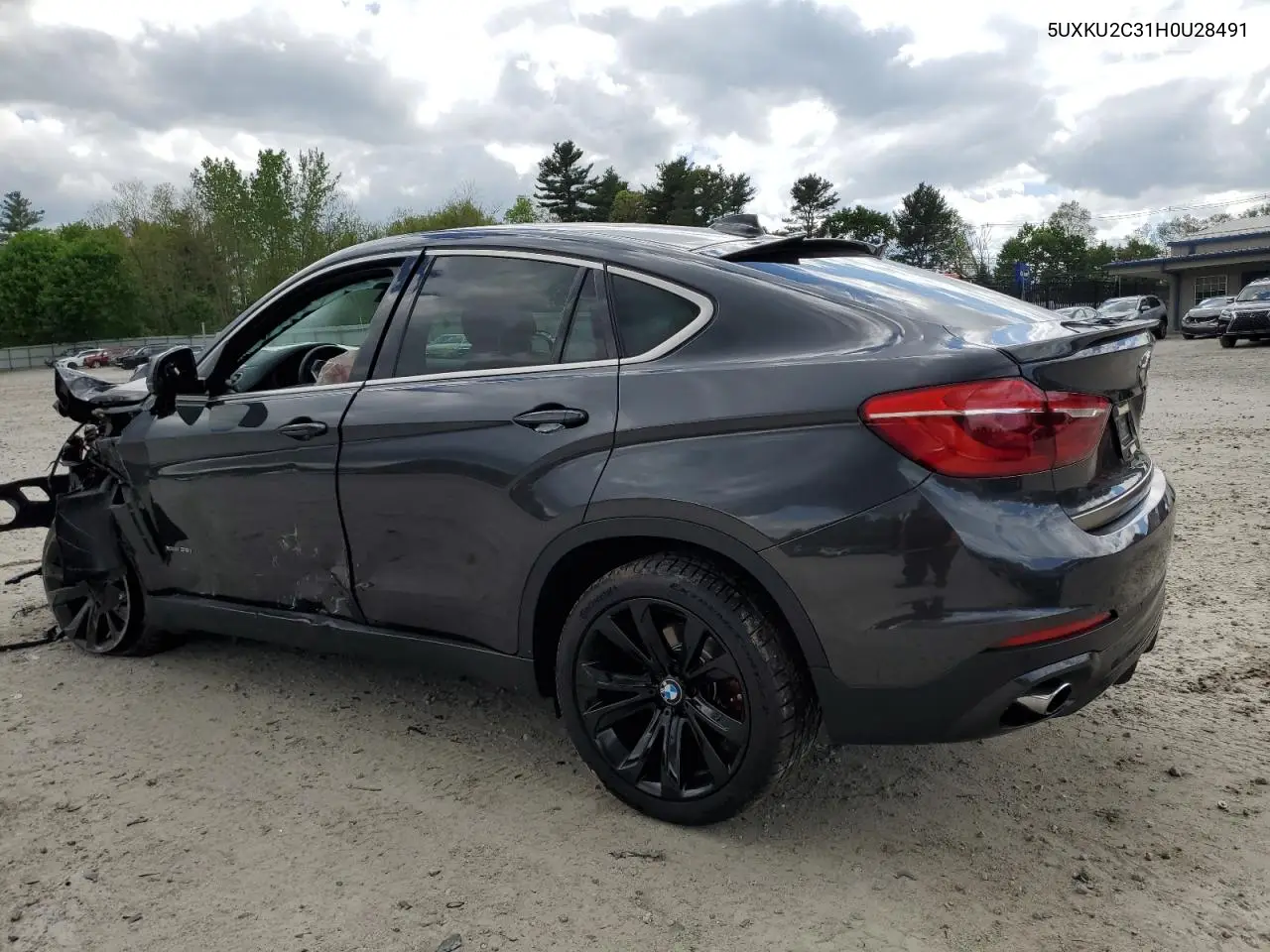 2017 BMW X6 xDrive35I VIN: 5UXKU2C31H0U28491 Lot: 56158015