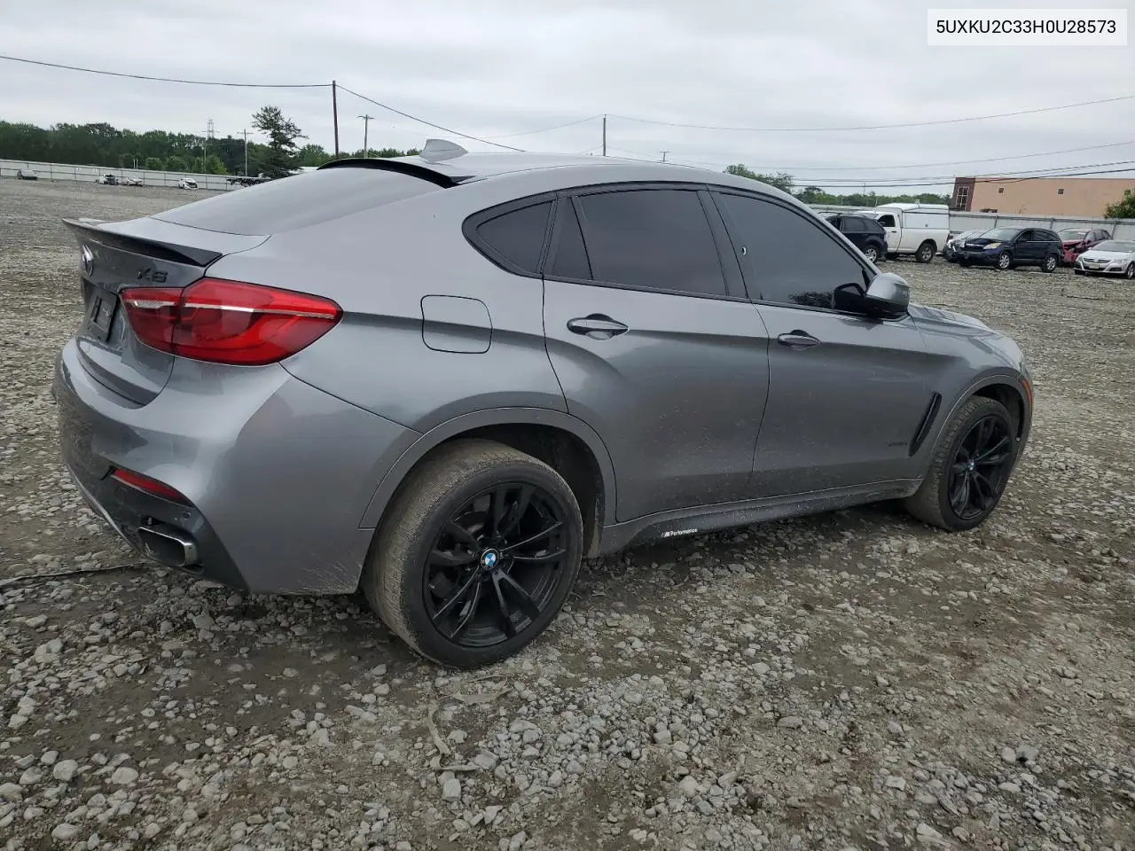 2017 BMW X6 xDrive35I VIN: 5UXKU2C33H0U28573 Lot: 60952985
