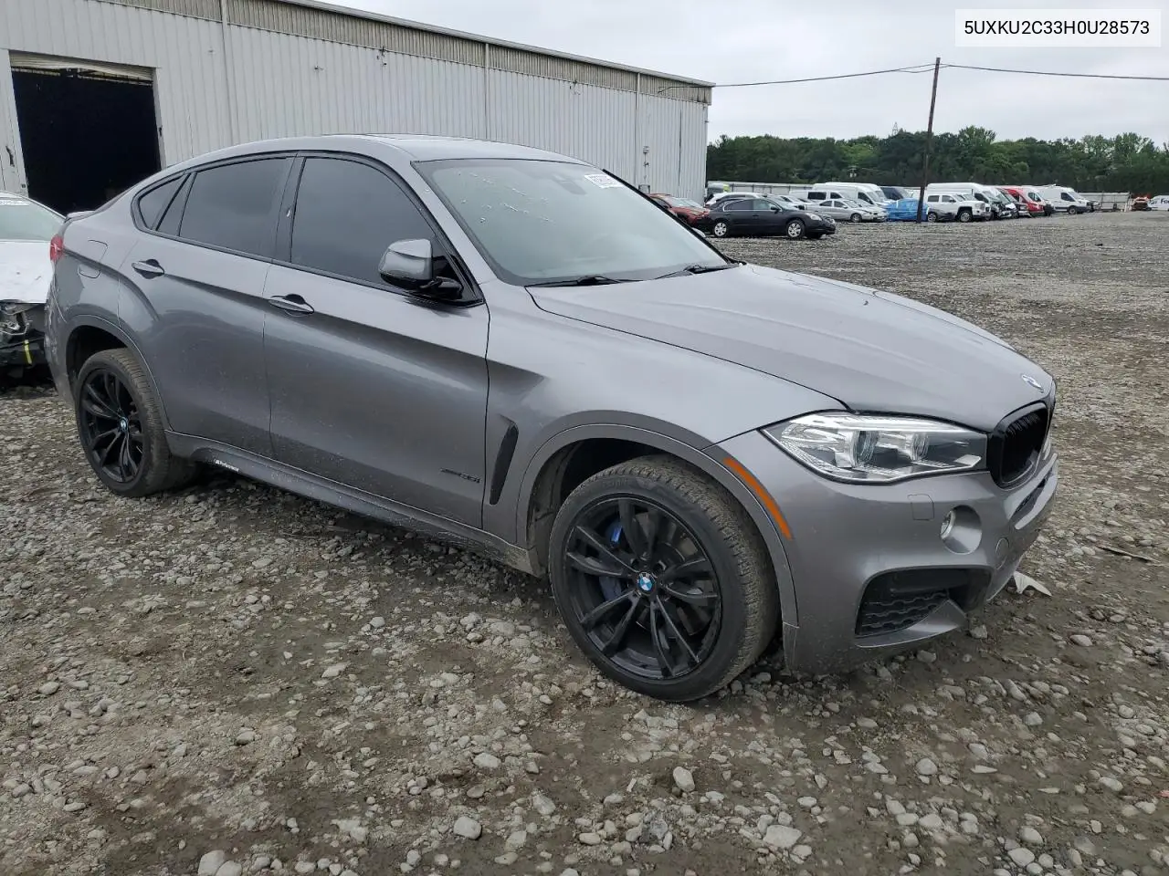2017 BMW X6 xDrive35I VIN: 5UXKU2C33H0U28573 Lot: 60952985